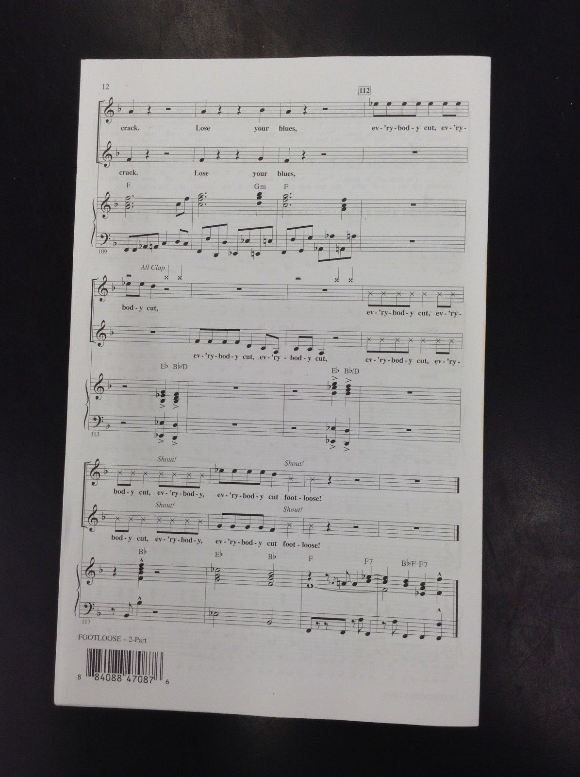 Hal Leonard Footloose 2-Part Arranged by Roger Emerson (08552212) 5 Pack
