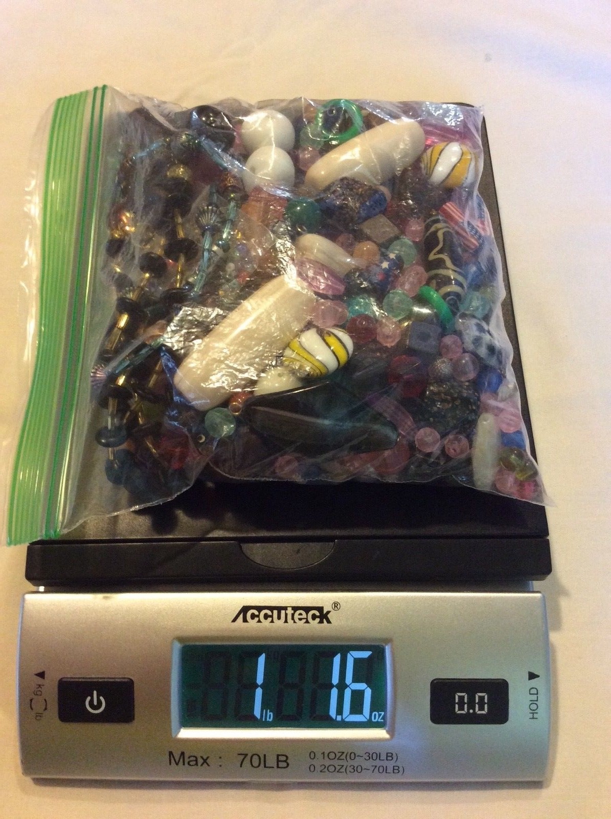 1+ lb of Assorted Beads for Jewelry Making