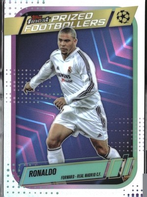 Topps 2025-26 Finest UEFA Club Competitions #PF-18 Ronaldo Prized Footballers