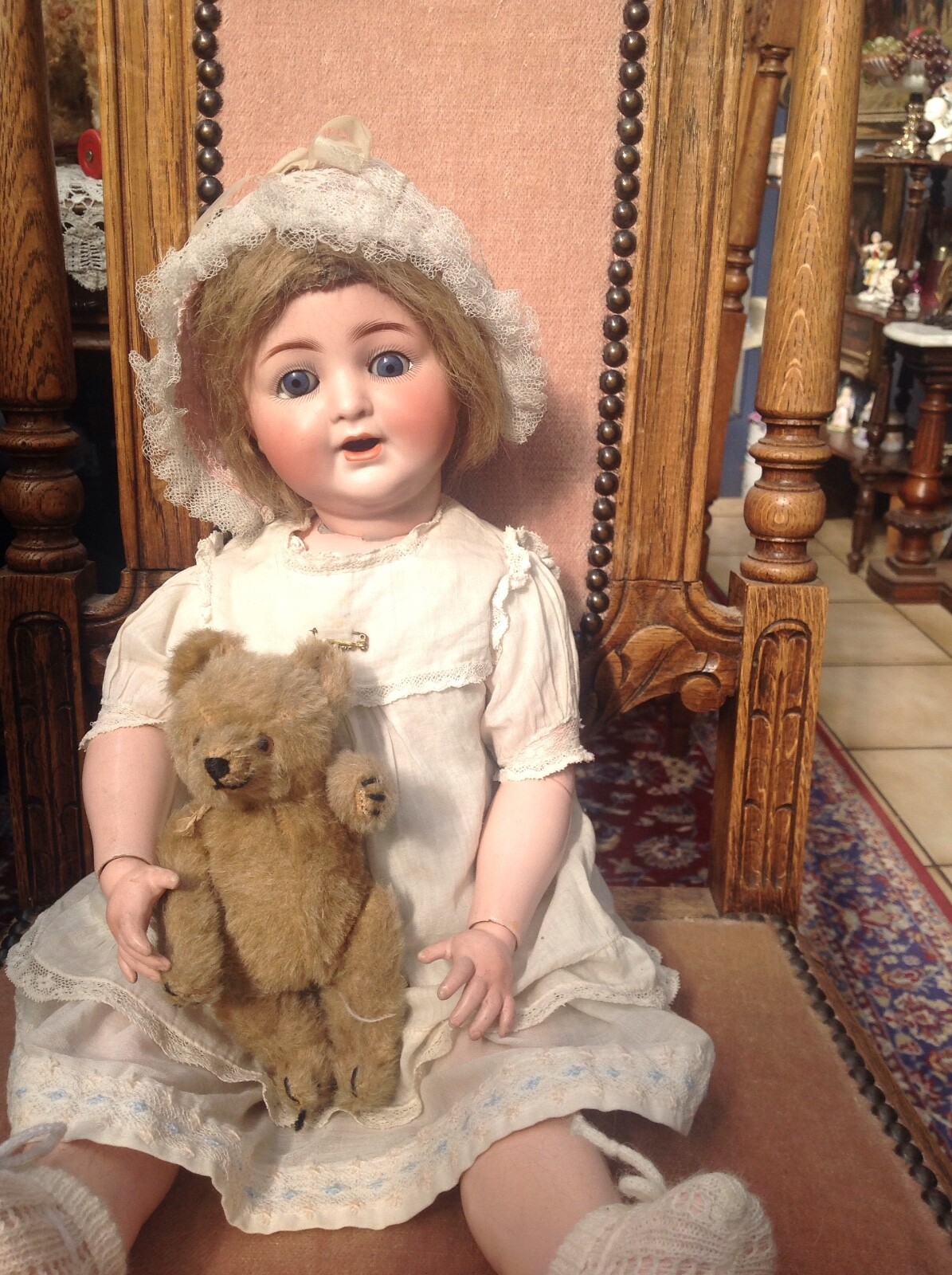 antike porzellankopfpuppen gefertigt vor 1945 ABK 1361 40, ca 53 cm