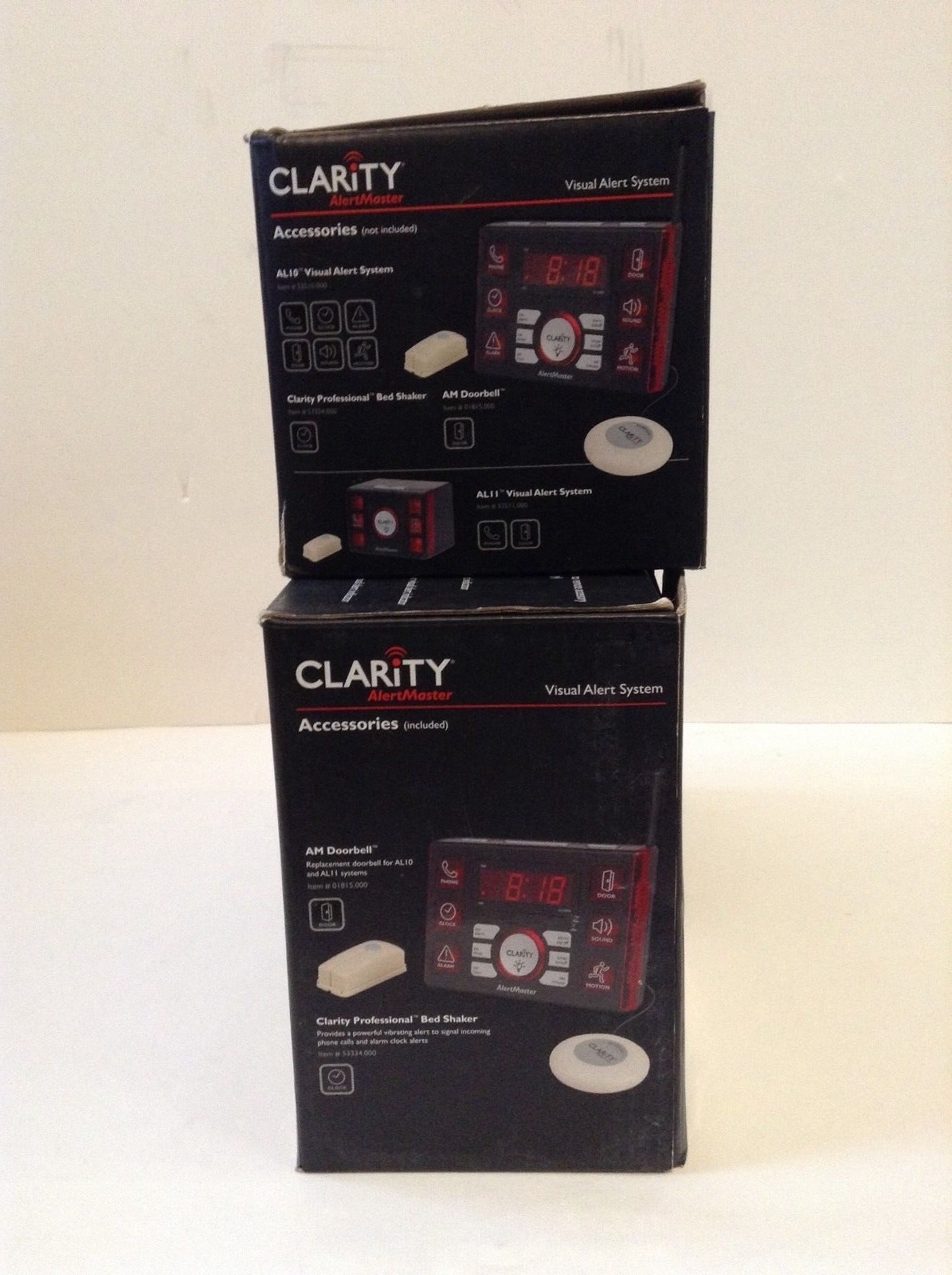 New Clarity Alertmaster Visual Alert System AL 10 AL 12 NIB lot of2