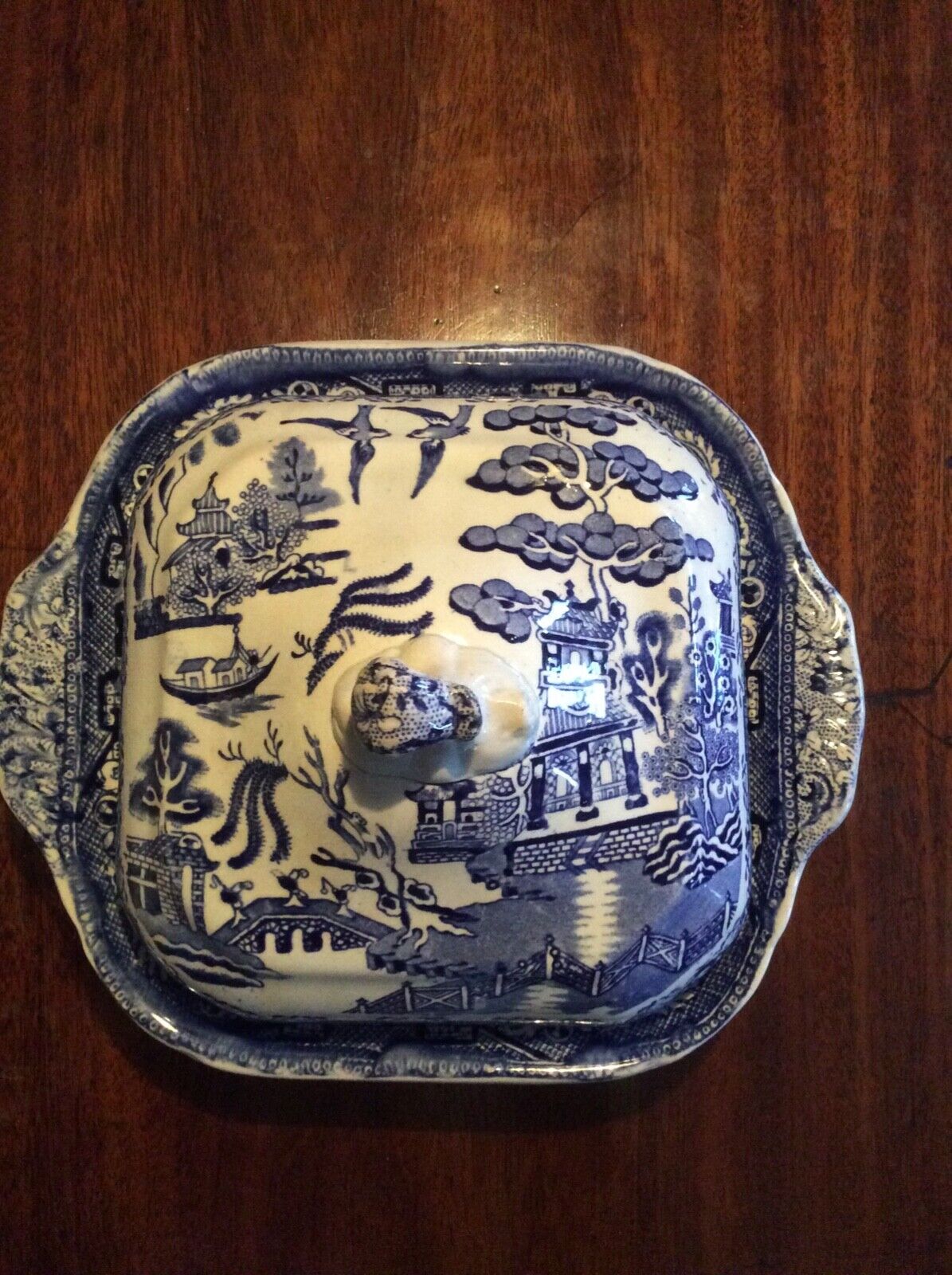 Geschirrteile,alt,englisch Blue Willow