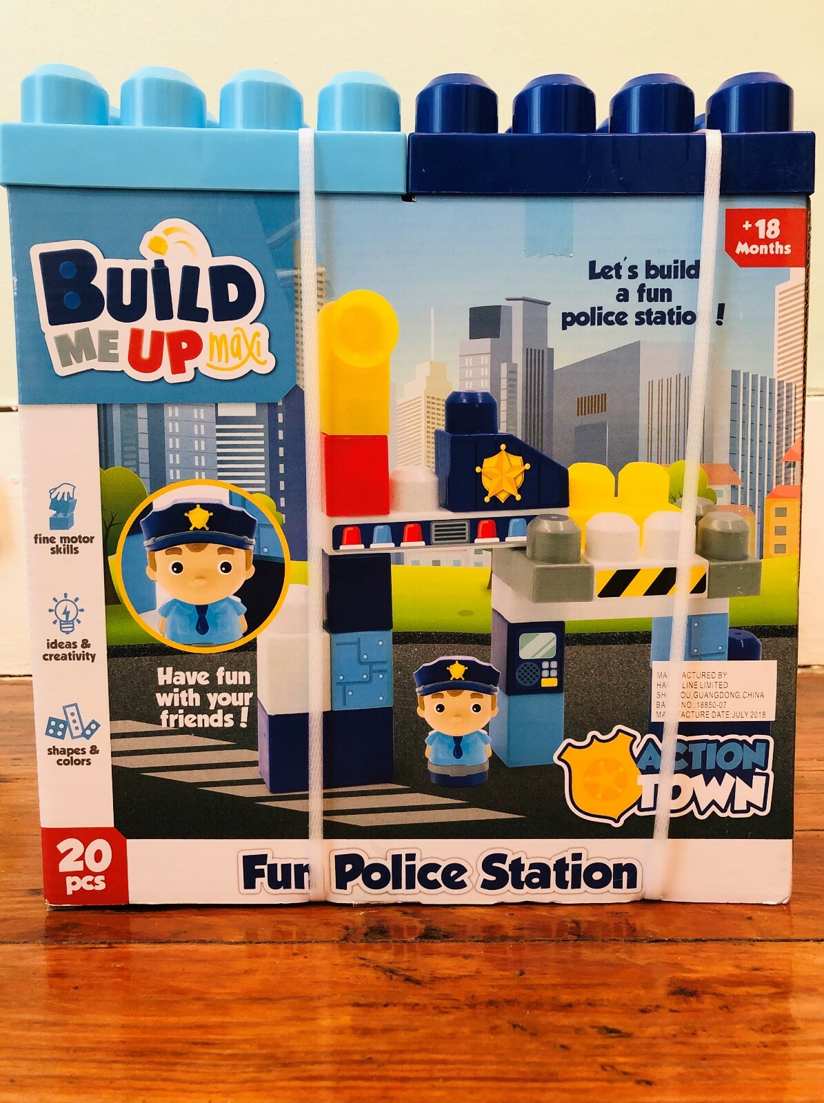 Build Me Up Maxi - Fun Police Station - 20pcs Building Blocks