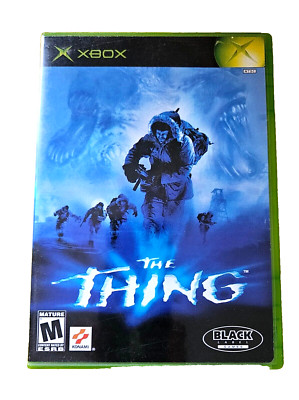 THE THING Microsoft XBOX 2002 Black Label Games M-