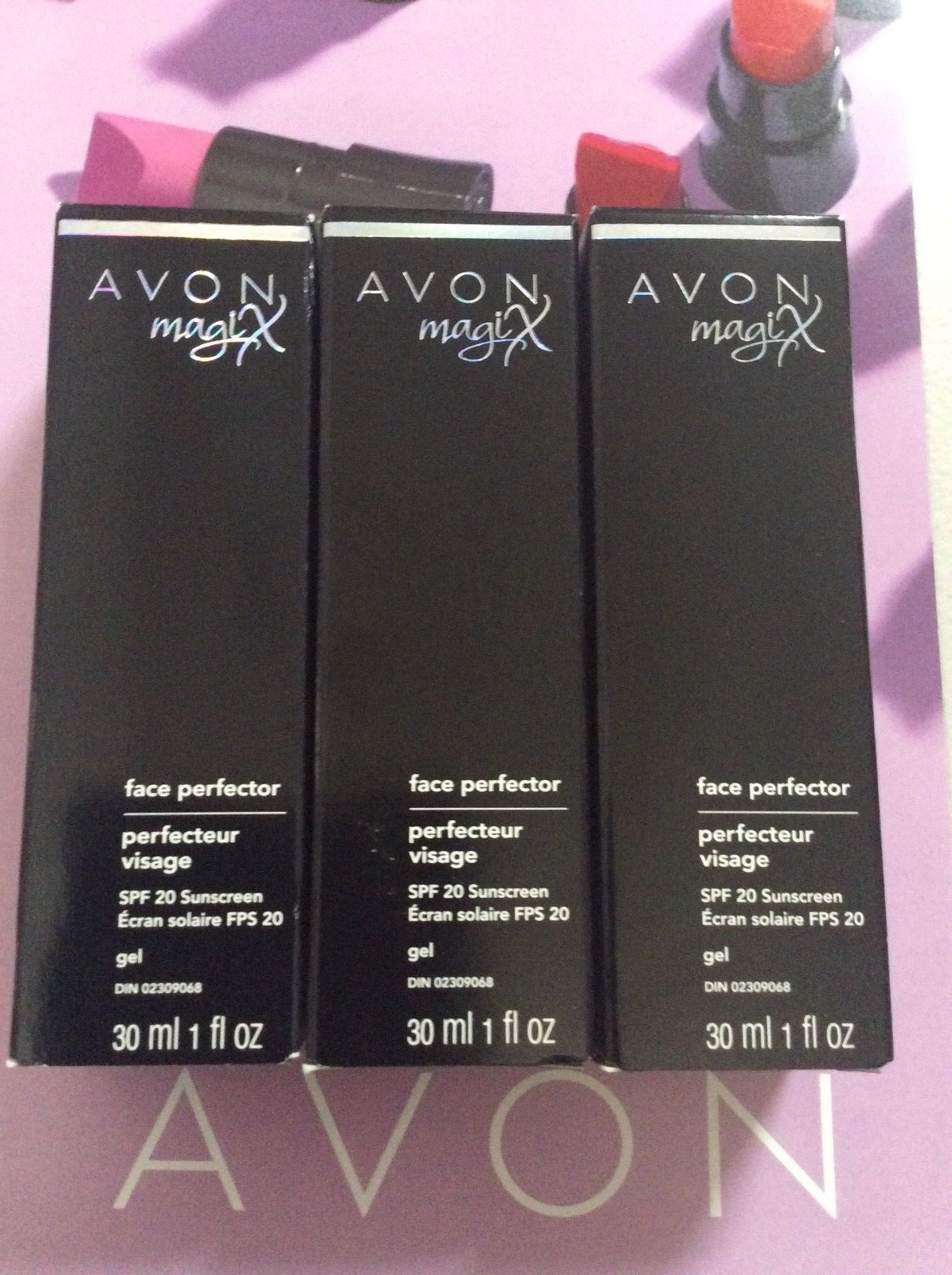 *Lot of 3* AVON MAGIX FACE PERFECTOR SPF 20 Colorless Protecting Primer Magic ??