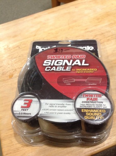 ROCKFORD FOSGATE 3 Feet Twisted Pair Signal Cable RFI-3