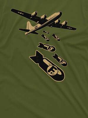 Men's Funny T-shirt airplane F-bomb Tee shirt Birthday gift funny F bomb tee