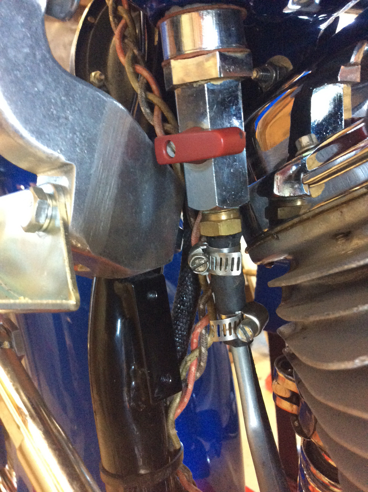 Police Style Jockey Shifter Control Kit Suicide Shift Harley Shovelhead