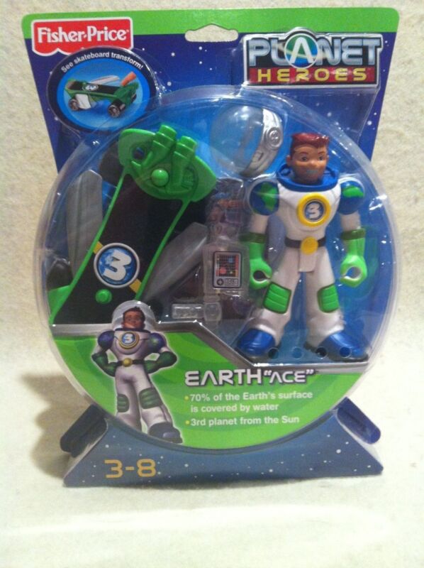 Fisher-Price Planet Hero Earth Ace! Factory Sealed!