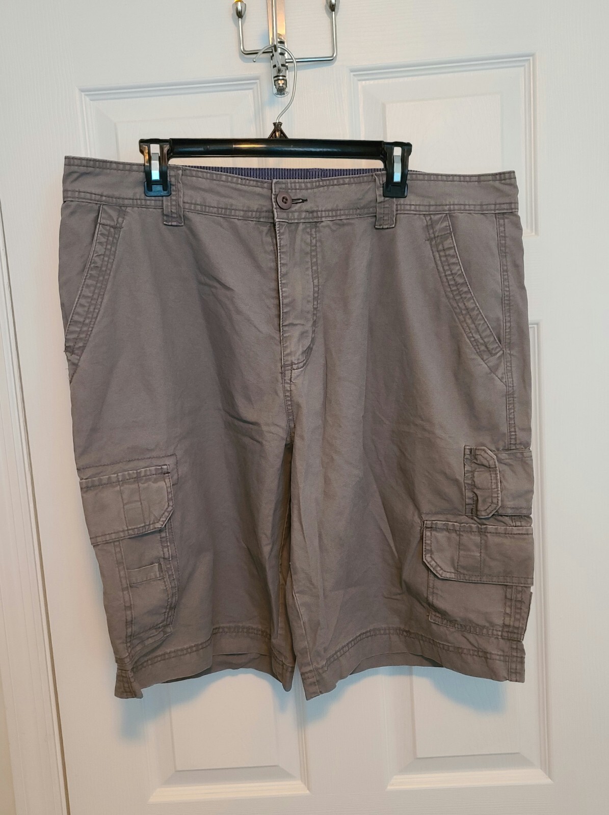 Sz 38 Grey Carbon Multi Pocket Shorts | eBay