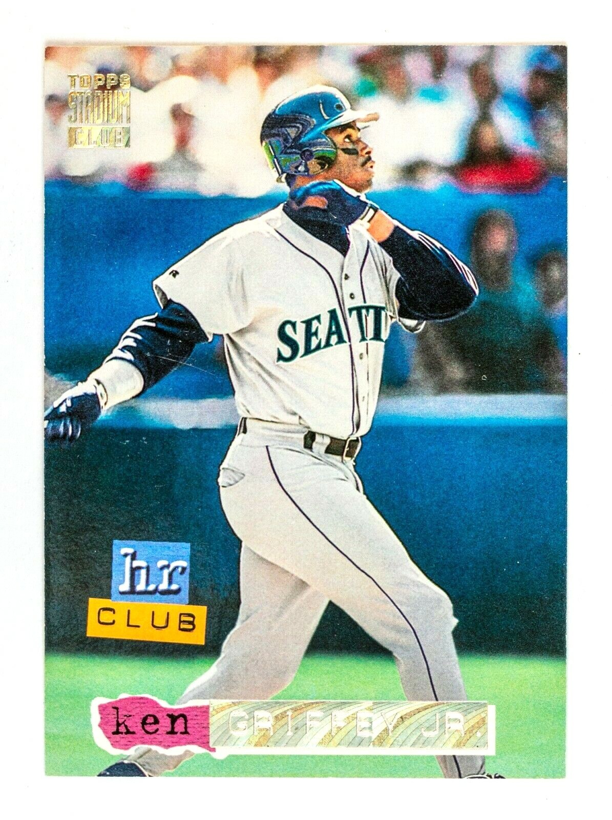 ケン グリフィー Jr Topps Stadium Club Gold Ken Griffey Jr. #262 (1994 Stadium Club) Gold HR Club Member