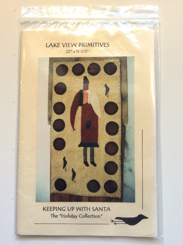 "Keeping Up With Santa"   Finished Size  22"