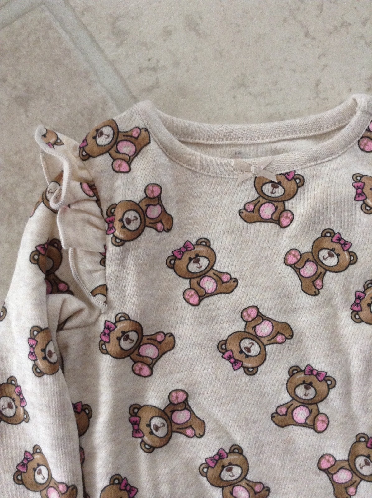 12 month LS Flutter Creeper Garanimals bear