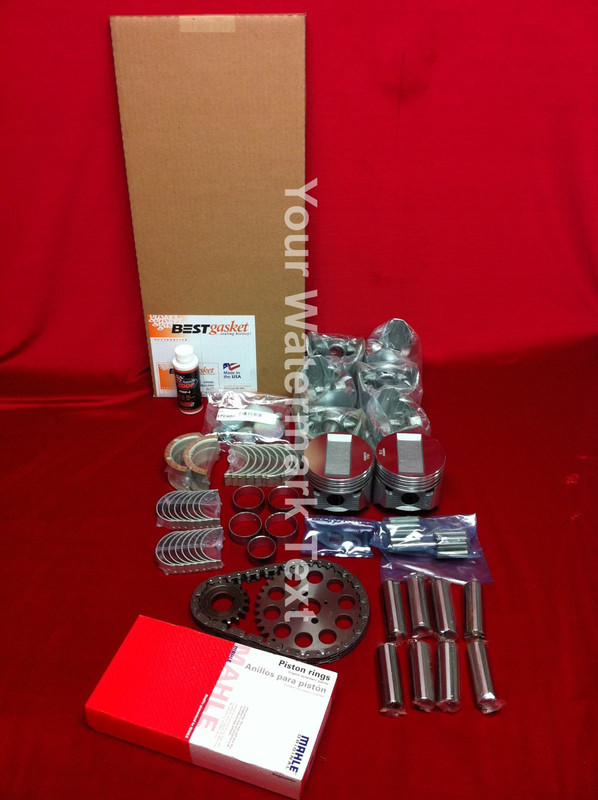 Buick 215 V8 Engine Kit 4BBL Pistons+Rings+Bearings+Gaskets+Timing+Oil