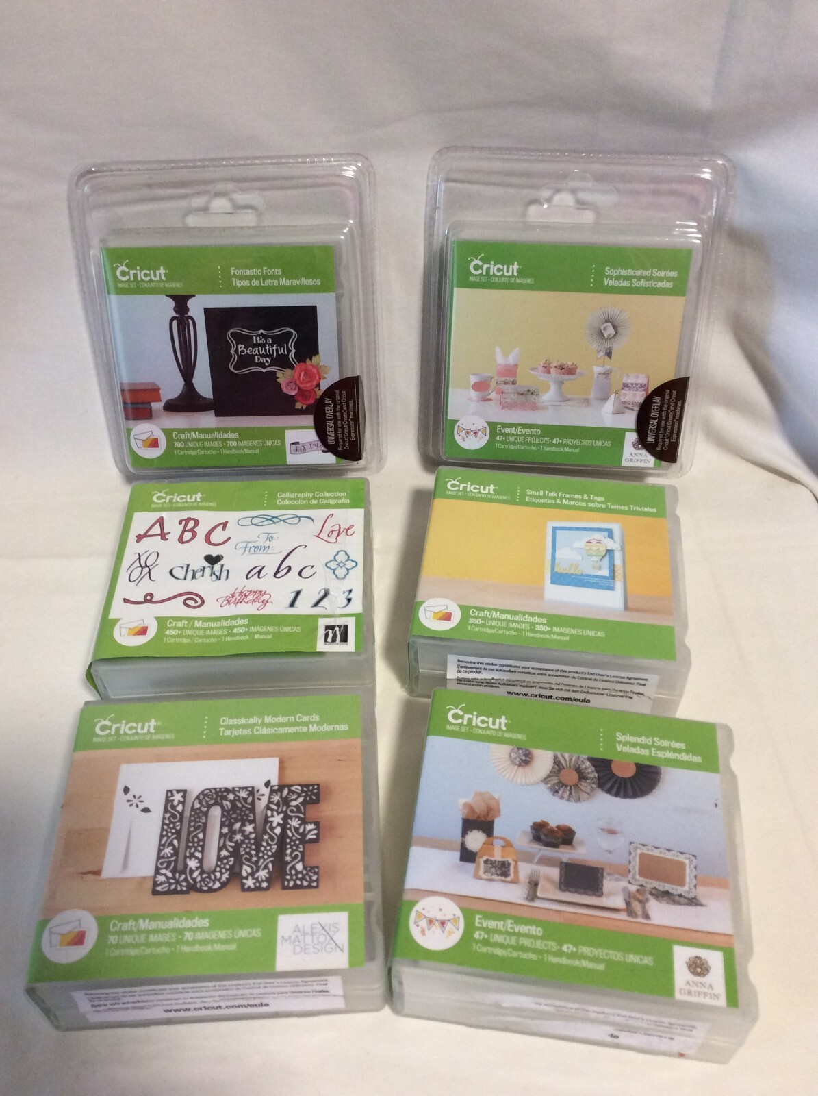 Provo Craft Cricut Image sets for designing online or use on machine new & used