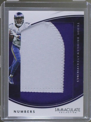 2016 Panini Immaculate Collection Teddy Bridgewater #TB