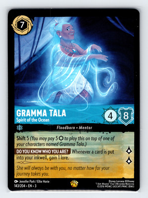 Gramma Tala - Spirit of the Ocean | Disney Lorcana Into the Inklands | 143/204 