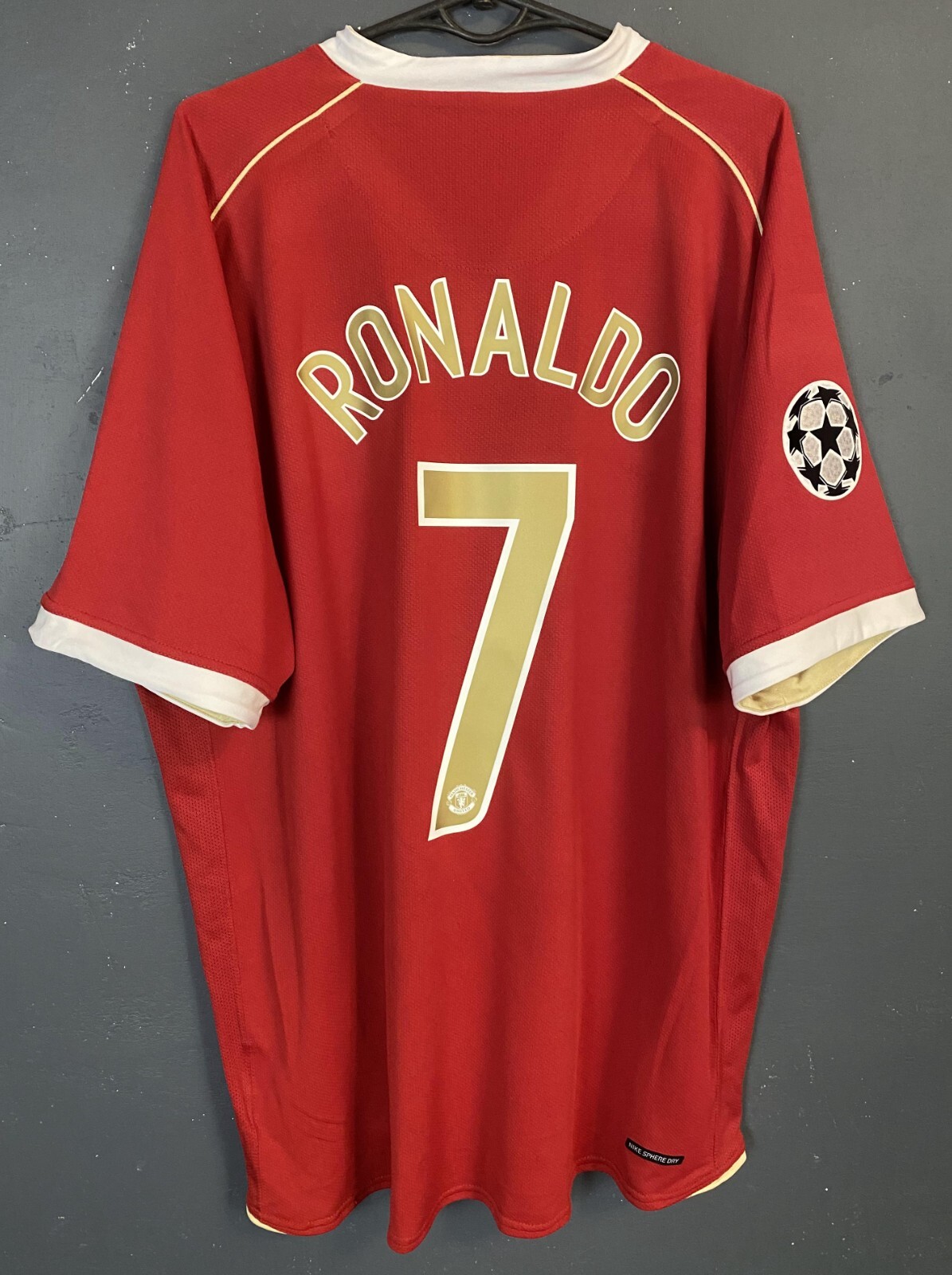 とっておきし新春福袋 UEFA #7 RONALDO MANCHESTER FOOTBALL SOCCER 2006/2007 UNITED ウェア