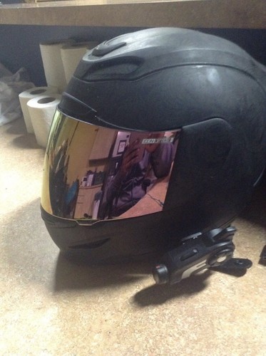 ICON OPTICS MOTORCYCLE AIRMADA HELMET SHIELD VISOR FOG FREE