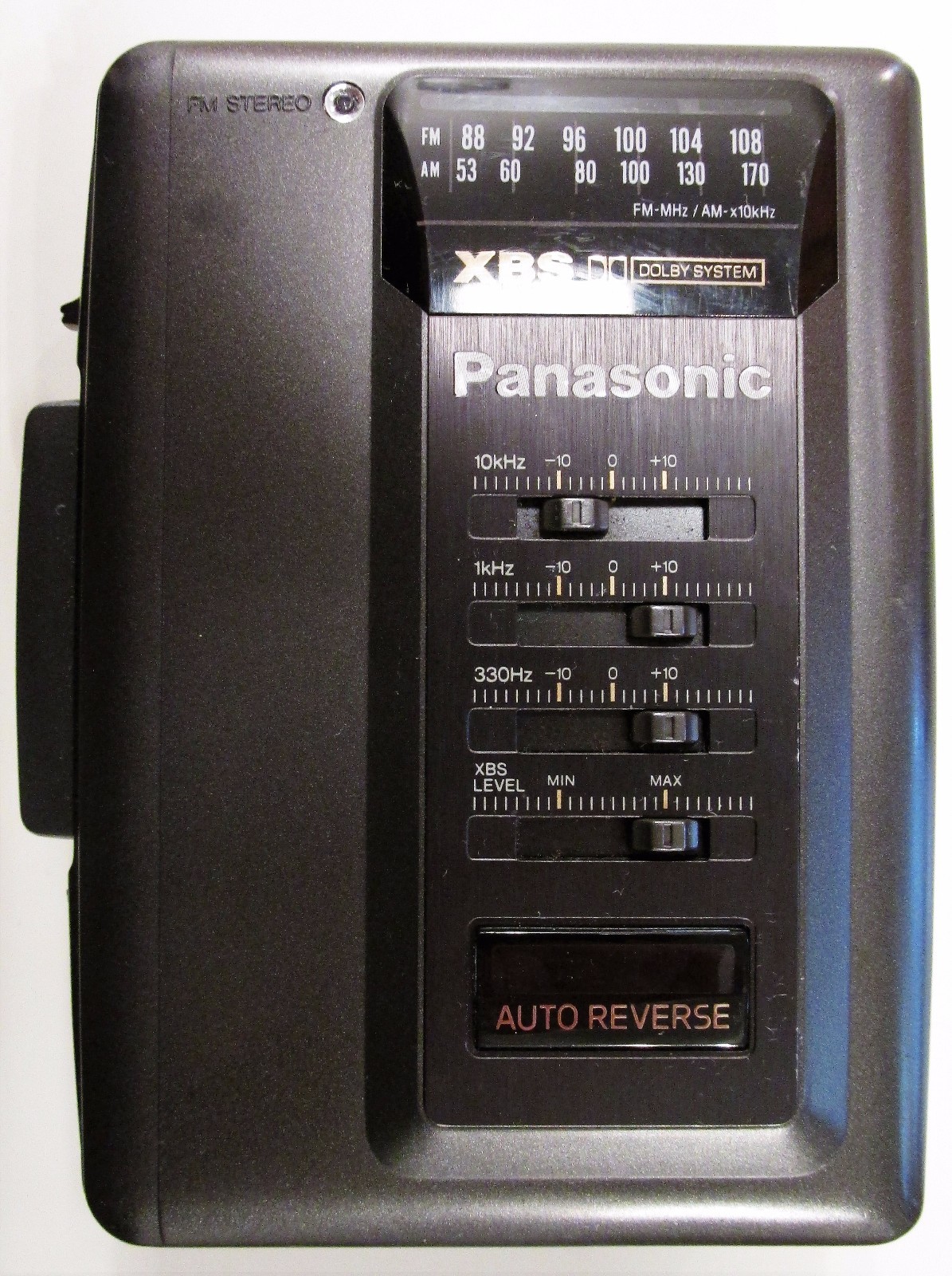 Vtg Panasonic RQ-V162 Stereo AM/FM Radio & Cassette Player w/Original Headphones