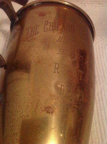 Vintage Trophy Loving Cup Pair Dog? Obedience 1952 Would Make Great Bookends