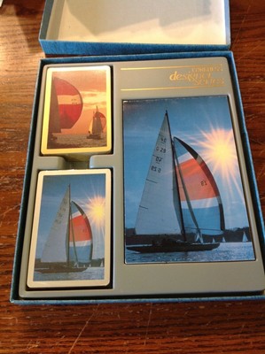 NEW BRIDGE SET by CONGRESS PLAYING CARDS DESIGNER SERIES Tally & Cards