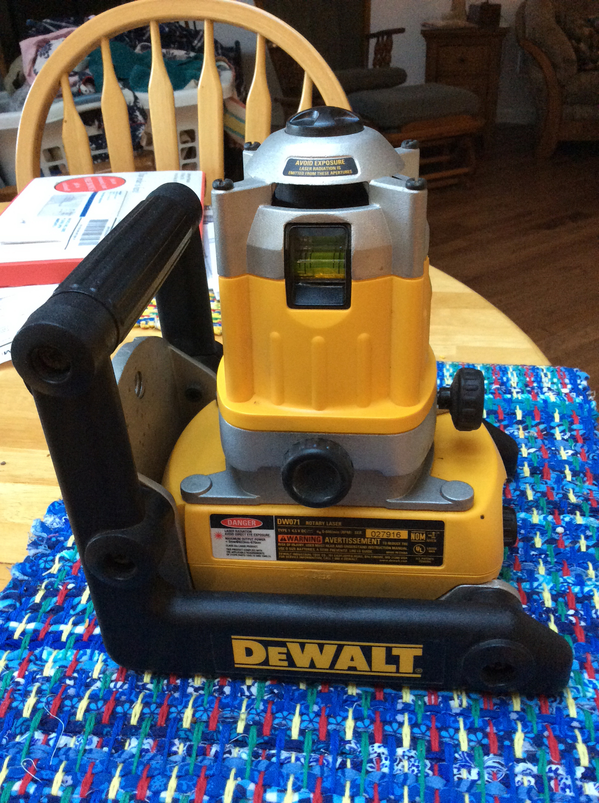 DeWalt Laser DW071 HeavyDuty Rotary Laser eBay
