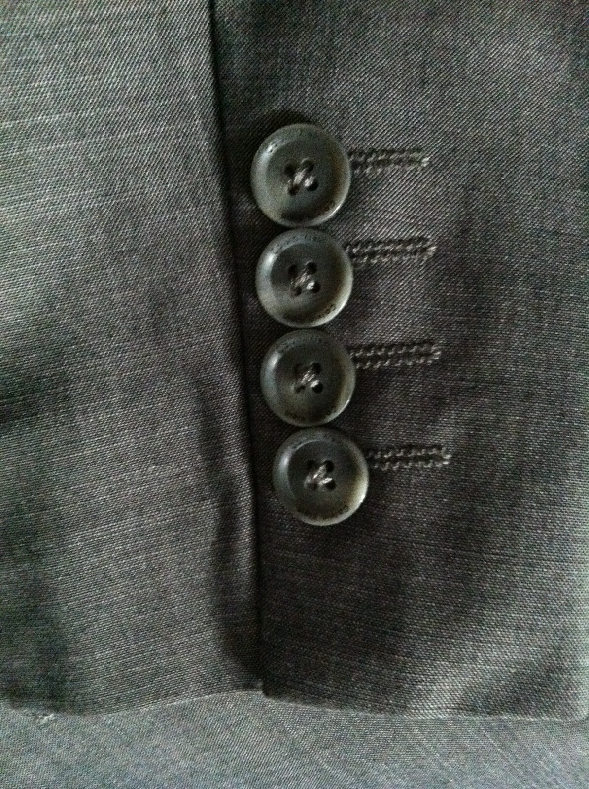 CALVIN KLEIN CALVIN KLEIN MENS GRAY 83%PLYSTR 17%VISCOSE SPORT COAT JACKET BLAZER SZ:M