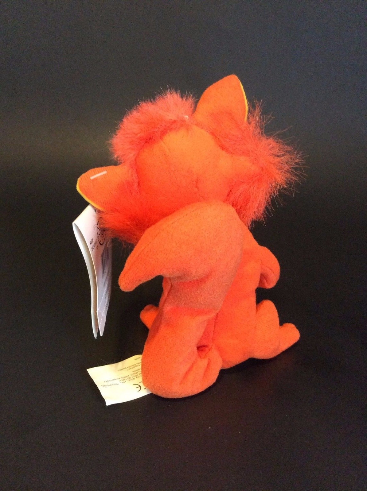 Disney Store Mary Poppins Orange Fox Plush Bean Bag Stuffed Animal Toy