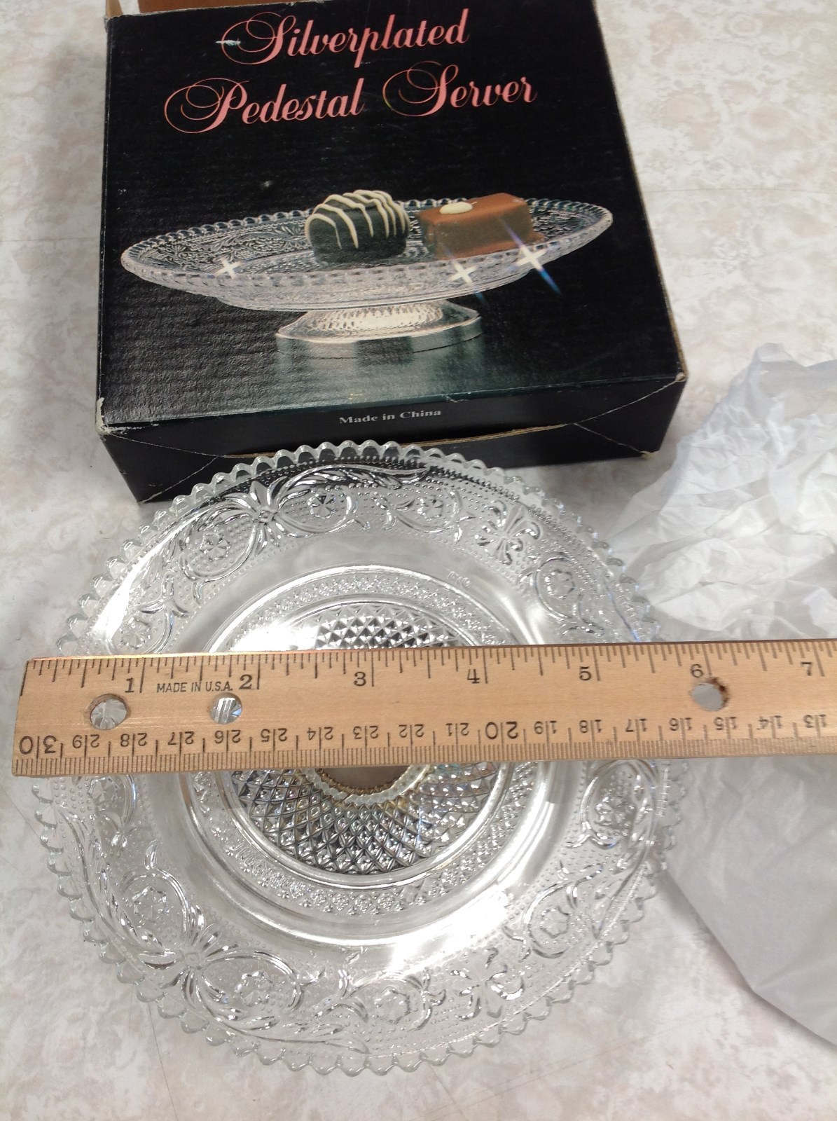 Server Silver Plated Pedestal, small