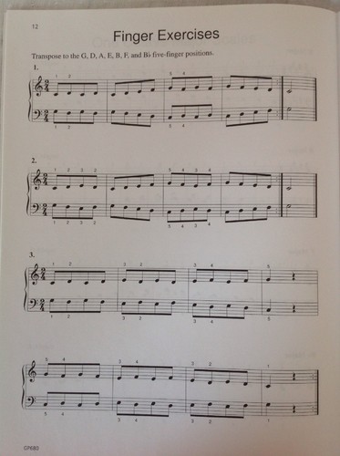 Neil A. Kjos Piano Library Scale Skills Preparatory Level