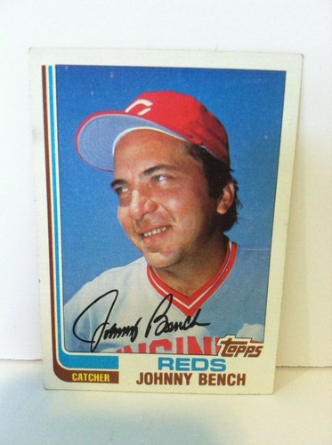 Reprint Sports Trading Cards Accessories Johnny Bench 1969 Topps