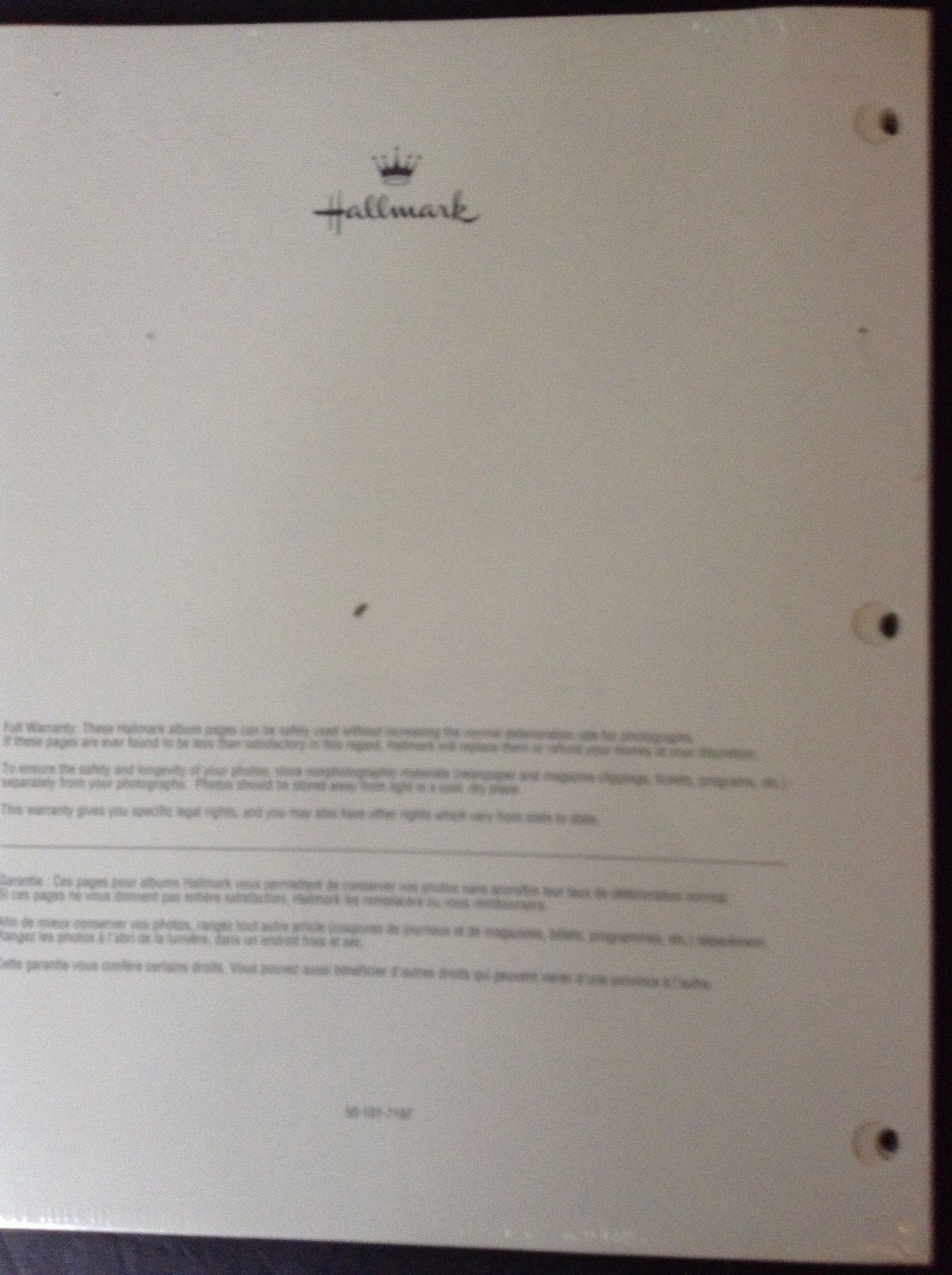 Hallmark Vacation Memories Pages for Med Photo Albums Keepsake pages12 pages