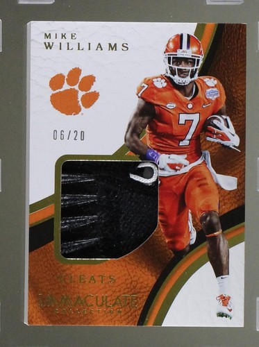 2017 Panini Immaculate Collection Collegiate Mike Williams #2