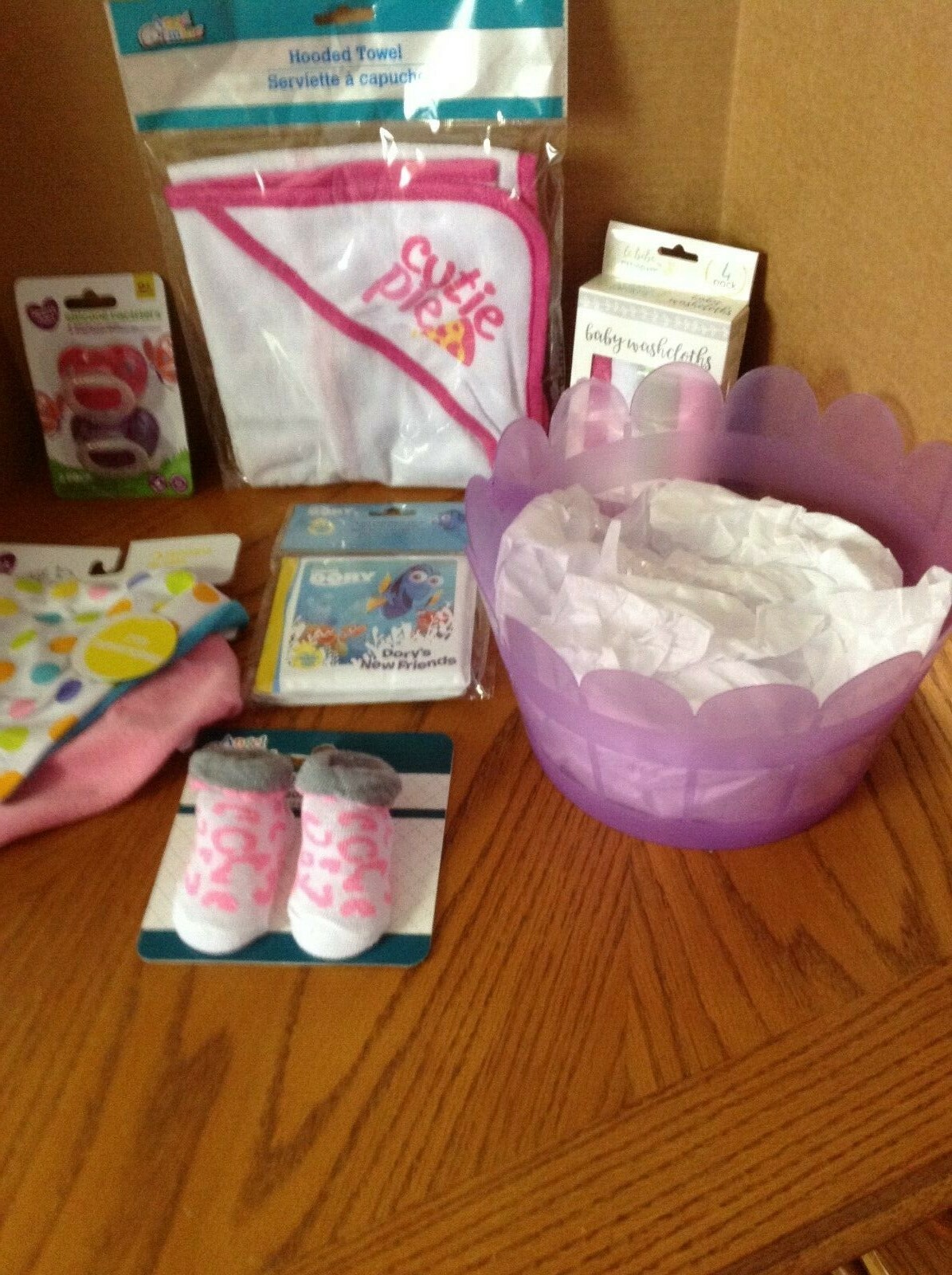 Baby Girl  Easter / Baby Shower Gift Basket
