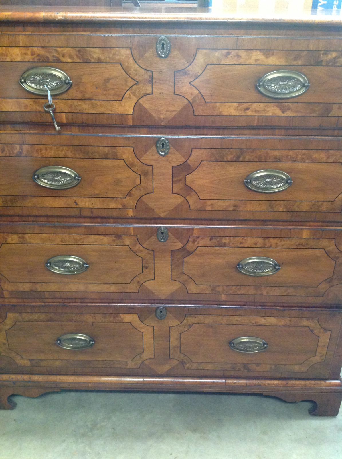 English Walnut High Dresser