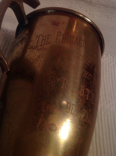 Vintage Trophy Loving Cup Pair Dog? Obedience 1952 Would Make Great Bookends