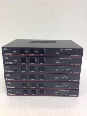 8x Extron DTP T USW 233 HDMI Input Switcher WORKING FREESHIP No Ac Adapter