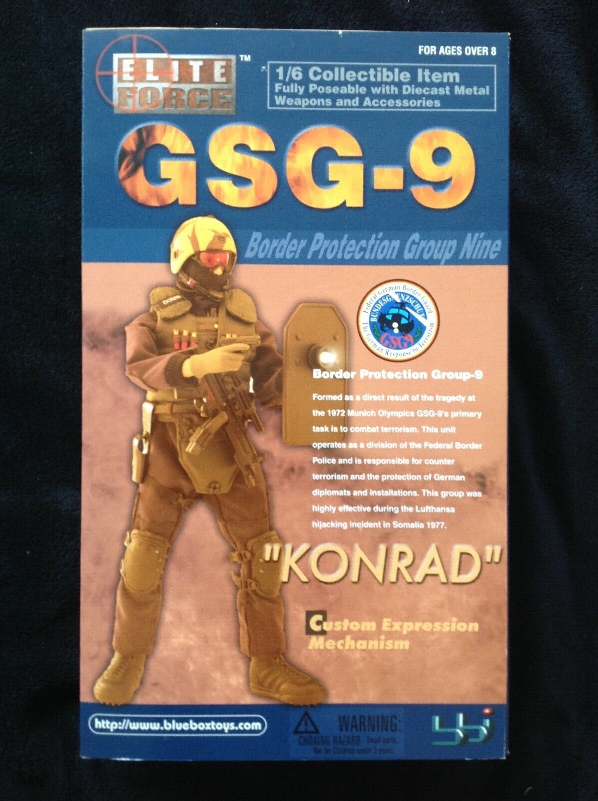 未開封】1/6 エリートフォース ドイツ GSG-9 KONRAD フィギュア
