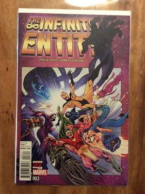 INFINITY ENTITY 3,  NM- 9.2, 1ST PRINT, STARLIN + #3 VARIANT, NM 9.4
