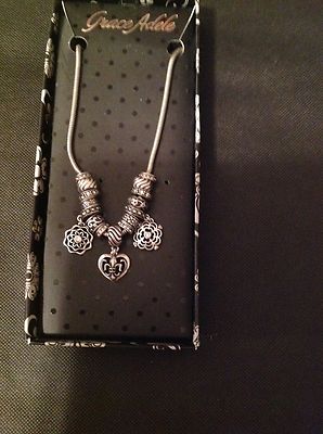 Grace Adele ENCHANTED 18'' Necklace in SIlver-Tone  