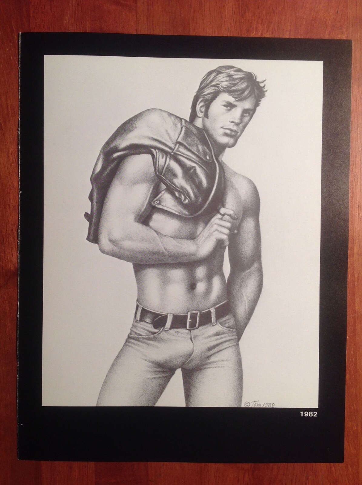 Art Page/Print TOM of FINLAND Book Retrospective #1 1988