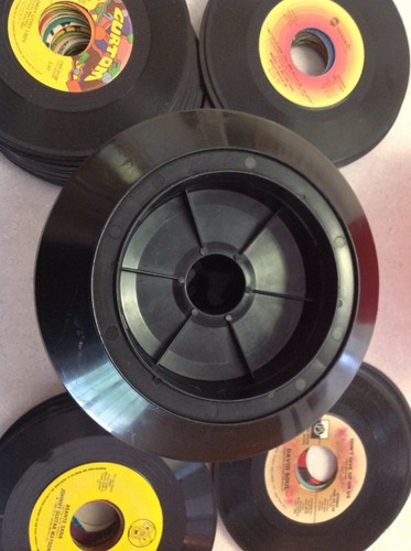 Vintage Red 45 rpm Tote45 Carrying Carrier plus 50 45 rpm records