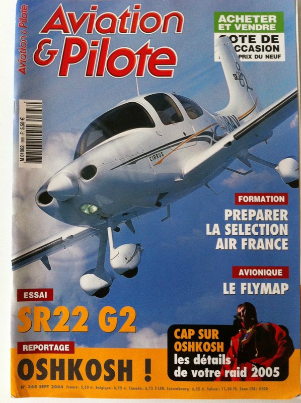 Aviation & Pilote NÂ°368 Du 09/2004; Sr22 G2/ Le Flymap/ Cap Sur Oshkosh