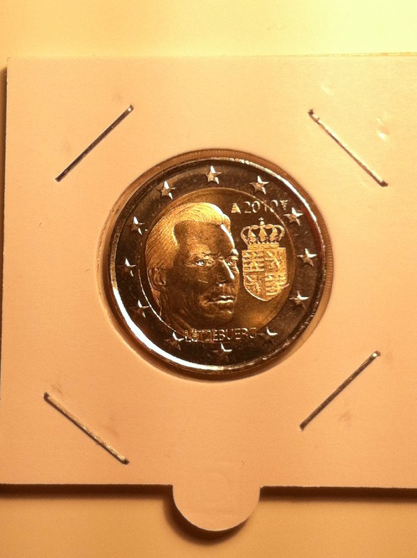 2 Euro Luxembourg 2010 Armoiries Commemorative Neuve