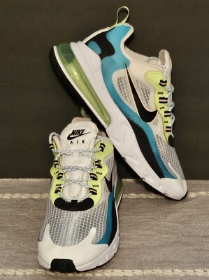 New Nike Air Max 270 React SE Running Shoes Oracle Aqua/White, M9.5