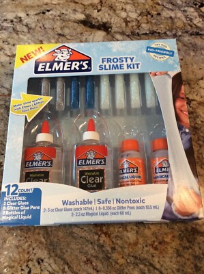 Brand New Elmer s Frosty SLIME Kit with lots of sparkles and glitter- QUICK SHIP