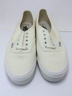 vans vault og authentic lx white & safari