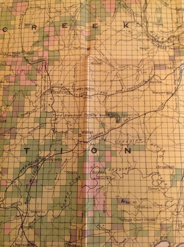 613 Indian Territory Map Creek Nation Seminole Nation 1906 Julius Bien