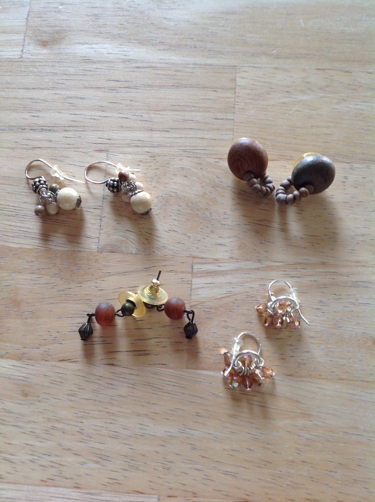 Assortment of earrings for pierced ears